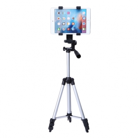 Aluminium tablet statief met universele klem
